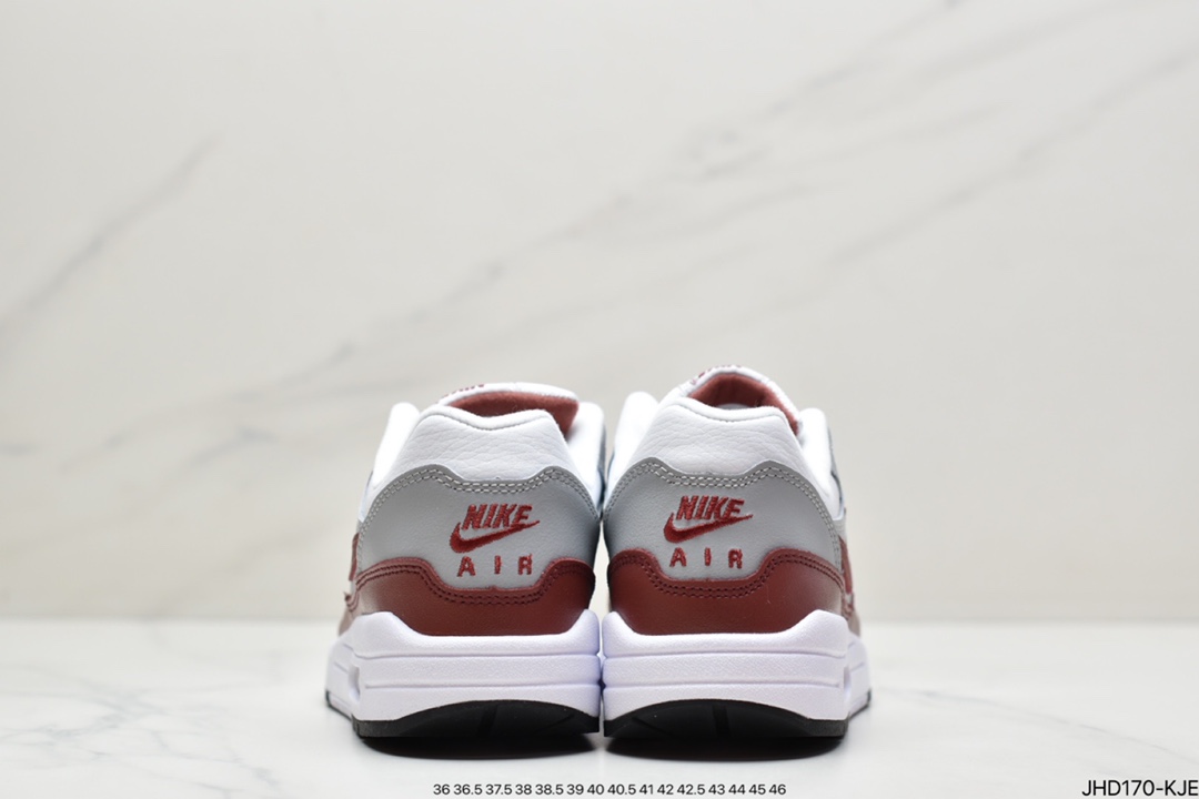 190 真标耐克 Air max 1 暗红Nike Air Max 1 Premium ”Spiral Sage” 暗红DB5074