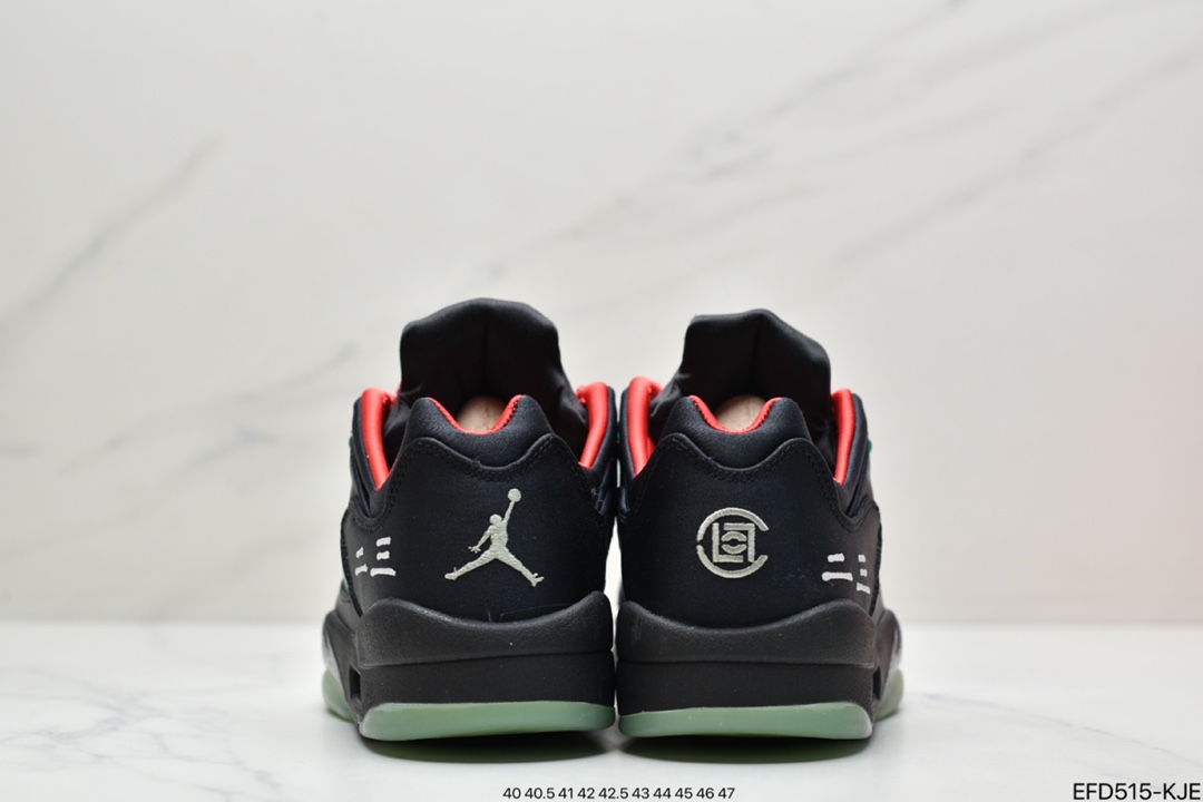 390 Air Jordan Retro 5 “Anthracite”3M反光媒黑 乔丹AJ5代低帮复古休闲文化篮球鞋DM4640