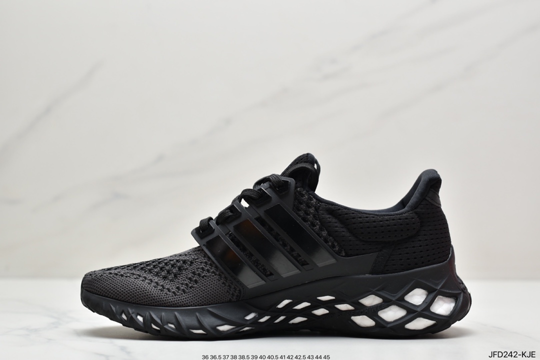 170 阿迪达斯ULTRABOOST WER DNA针织透气鞋面真爆大底复古跑鞋GY4166