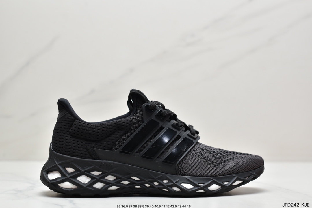 170 阿迪达斯ULTRABOOST WER DNA针织透气鞋面真爆大底复古跑鞋GY4166