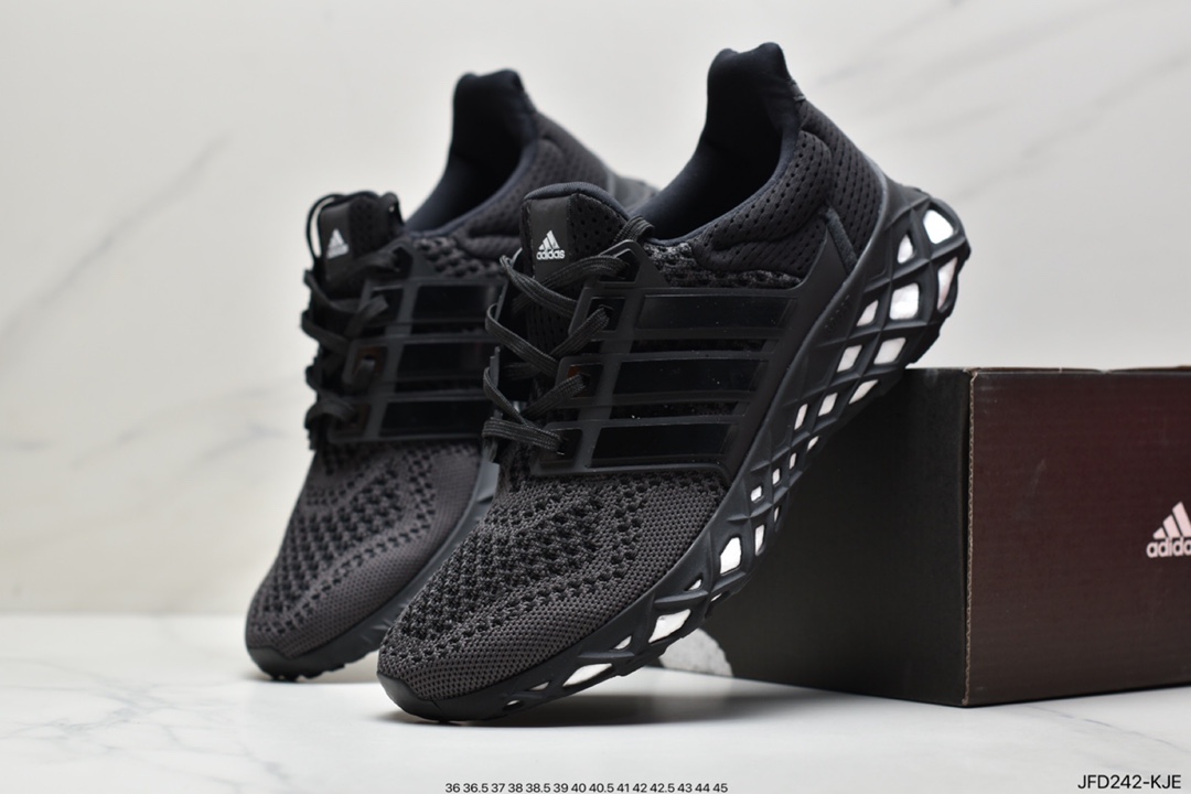 170 阿迪达斯ULTRABOOST WER DNA针织透气鞋面真爆大底复古跑鞋GY4166
