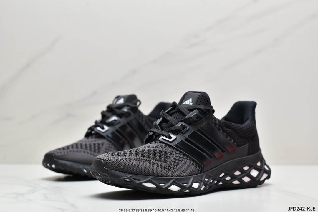 170 阿迪达斯ULTRABOOST WER DNA针织透气鞋面真爆大底复古跑鞋GY4166
