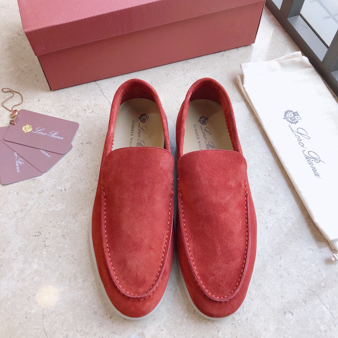 Loro Piana Shoes Loafers Customize Best Quality Replica
 Apricot Color Black Blue Brown Caramel Coffee Dark Green Grey Light Pink Red White Yellow Unisex Chamois Cowhide Rubber Sheepskin Summer Collection