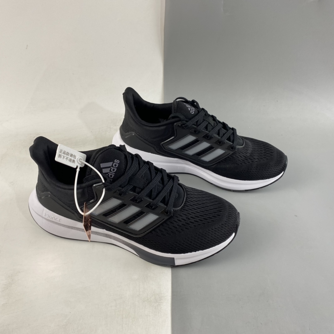 P170  Adidas  EQ21RUN 阿迪轻盈系列网布透气慢跑鞋 H00512