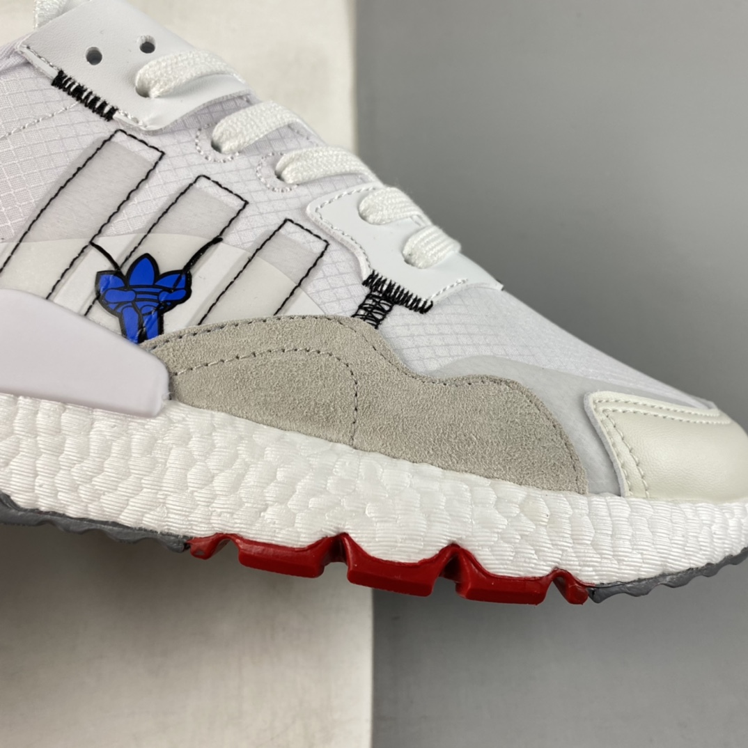 P180 Adidas  Nite Jogger Boost 阿迪夜行者爆米花大底复古跑鞋 HP9113