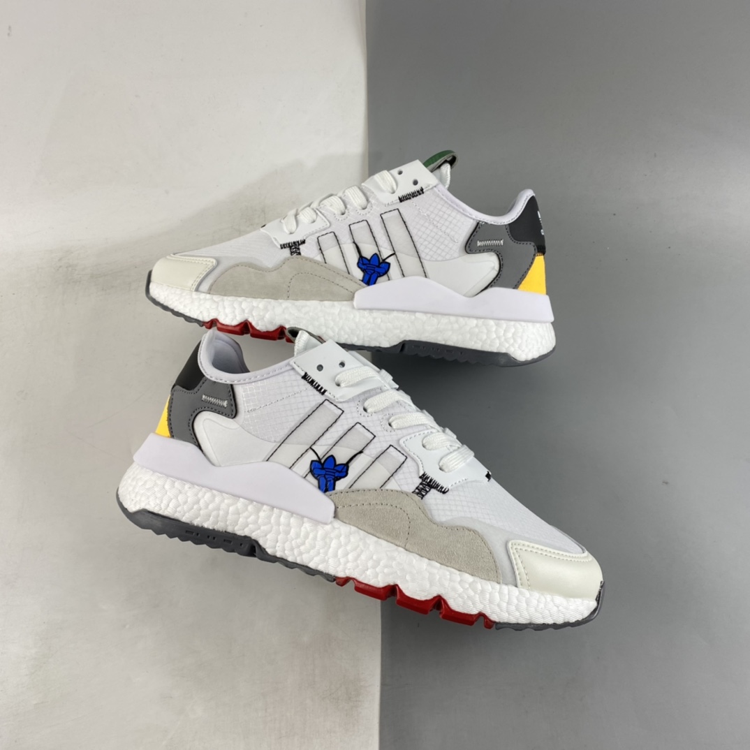 P180 Adidas  Nite Jogger Boost 阿迪夜行者爆米花大底复古跑鞋 HP9113