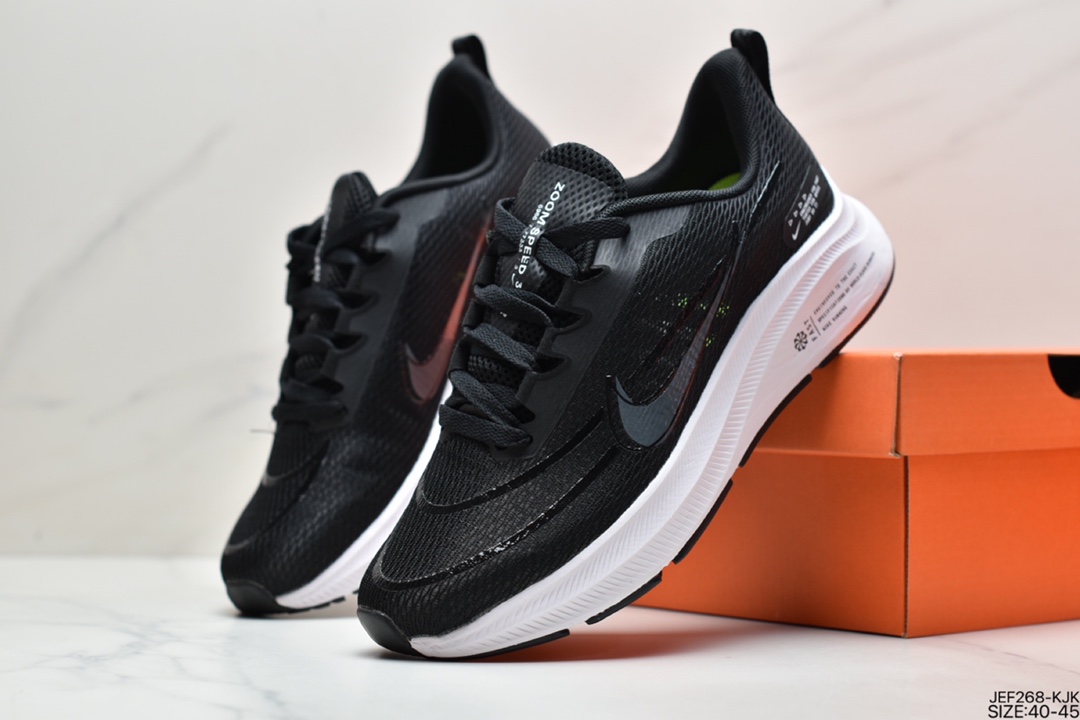 155 真标耐克/NIKE AIR ZOOM SPEED RIVAL 3登月贾卡网面运动休闲鞋