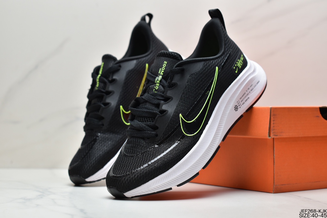 155 真标耐克/NIKE AIR ZOOM SPEED RIVAL 3登月贾卡网面运动休闲鞋