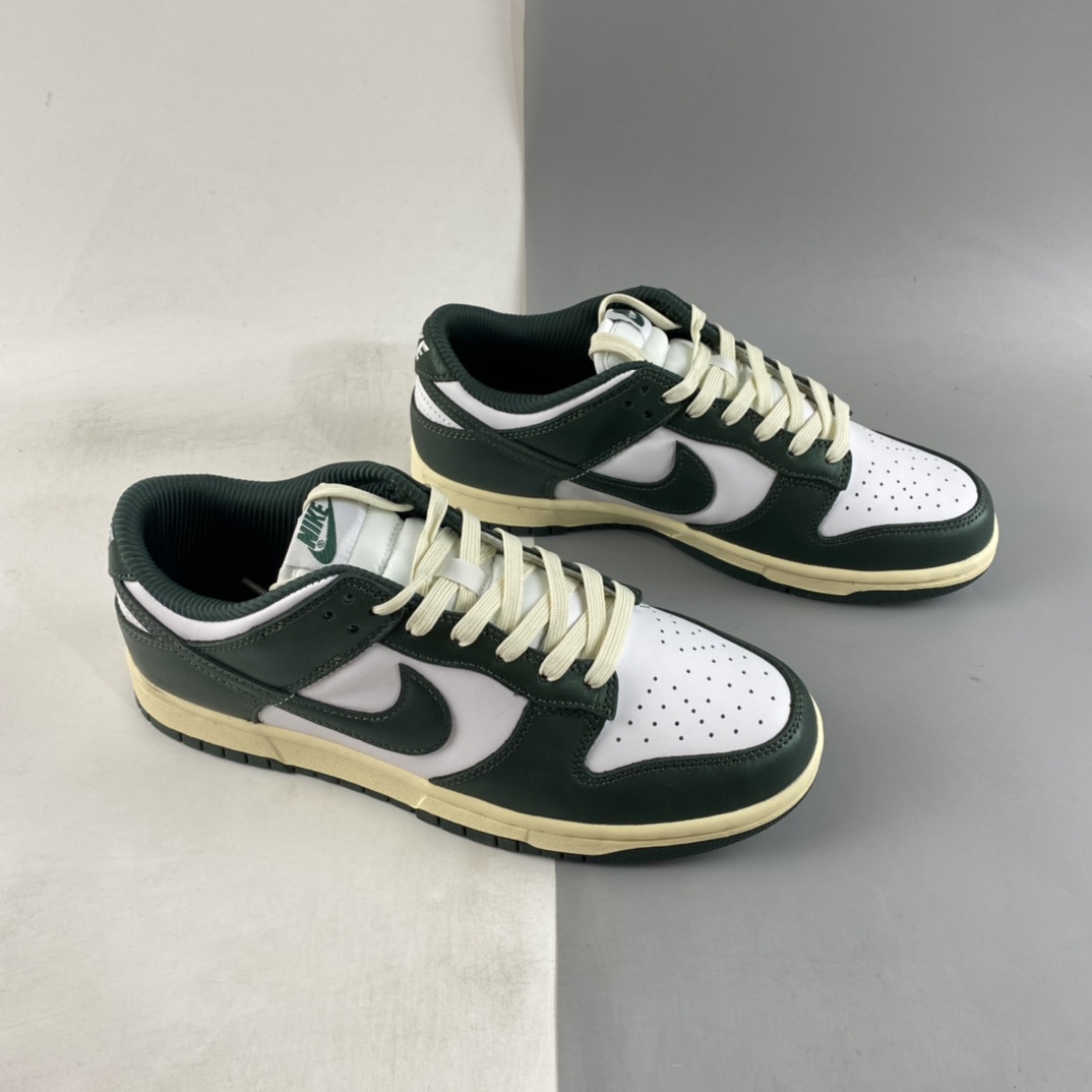 P260 Nike SB Dunk Low ”Vintage Green” 海军绿做旧 SB扣碎篮板时尚休闲板鞋 DQ8580-100