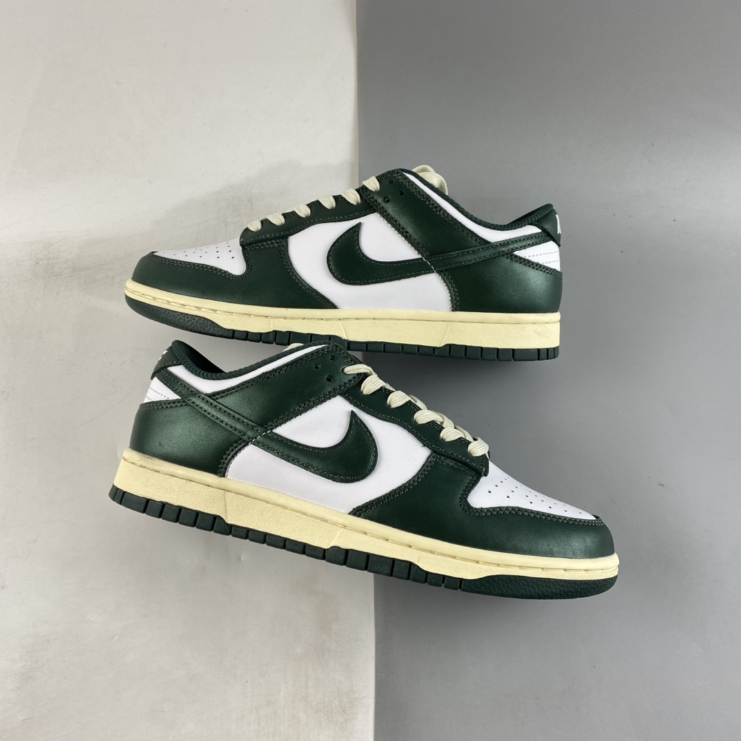 P260 Nike SB Dunk Low ”Vintage Green” 海军绿做旧 SB扣碎篮板时尚休闲板鞋 DQ8580-100