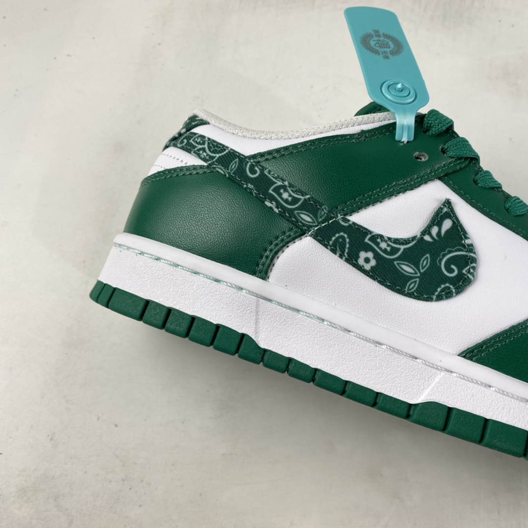 P220  Nike Dunk Low ”Green Paisley” 腰果花白绿 SB扣碎篮板时尚休闲板鞋 DH4401-102