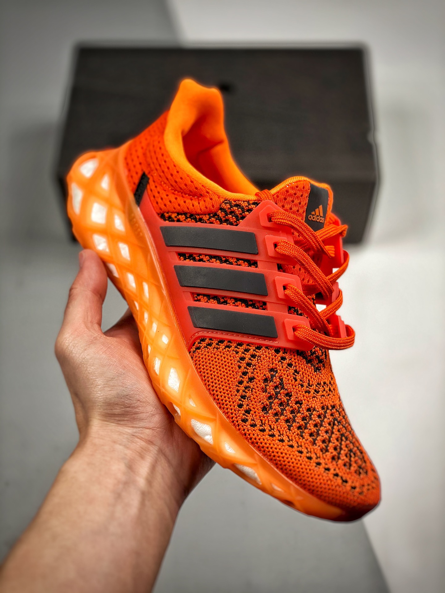 -2 AD URABOOST zapatillas de running de palomitas de maíz, zapatillas de running retro con suela de palomitas, Adidas U…