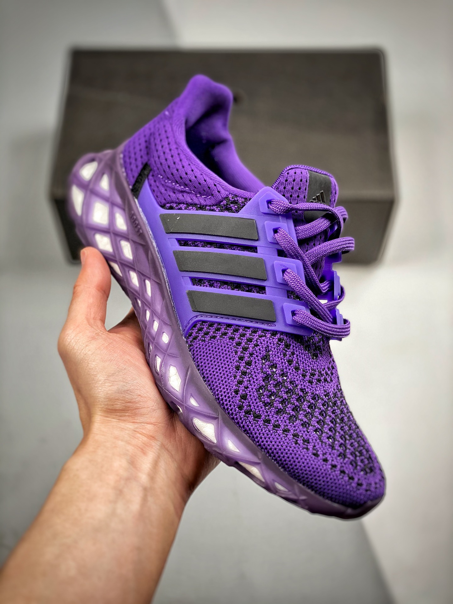-2 AD URABOOST zapatillas de running de palomitas de maíz, zapatillas de running retro con suela de palomitas, Adidas U…