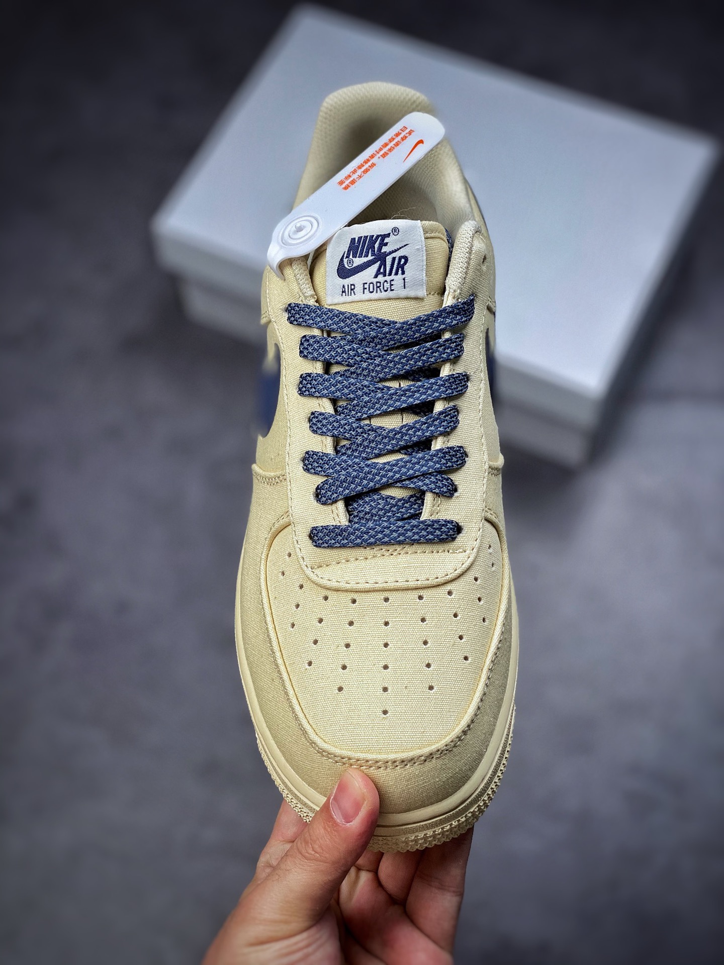 220  Nike Air Force 1 Low 07 3M帆布奶黄原楦头原纸板315122-109