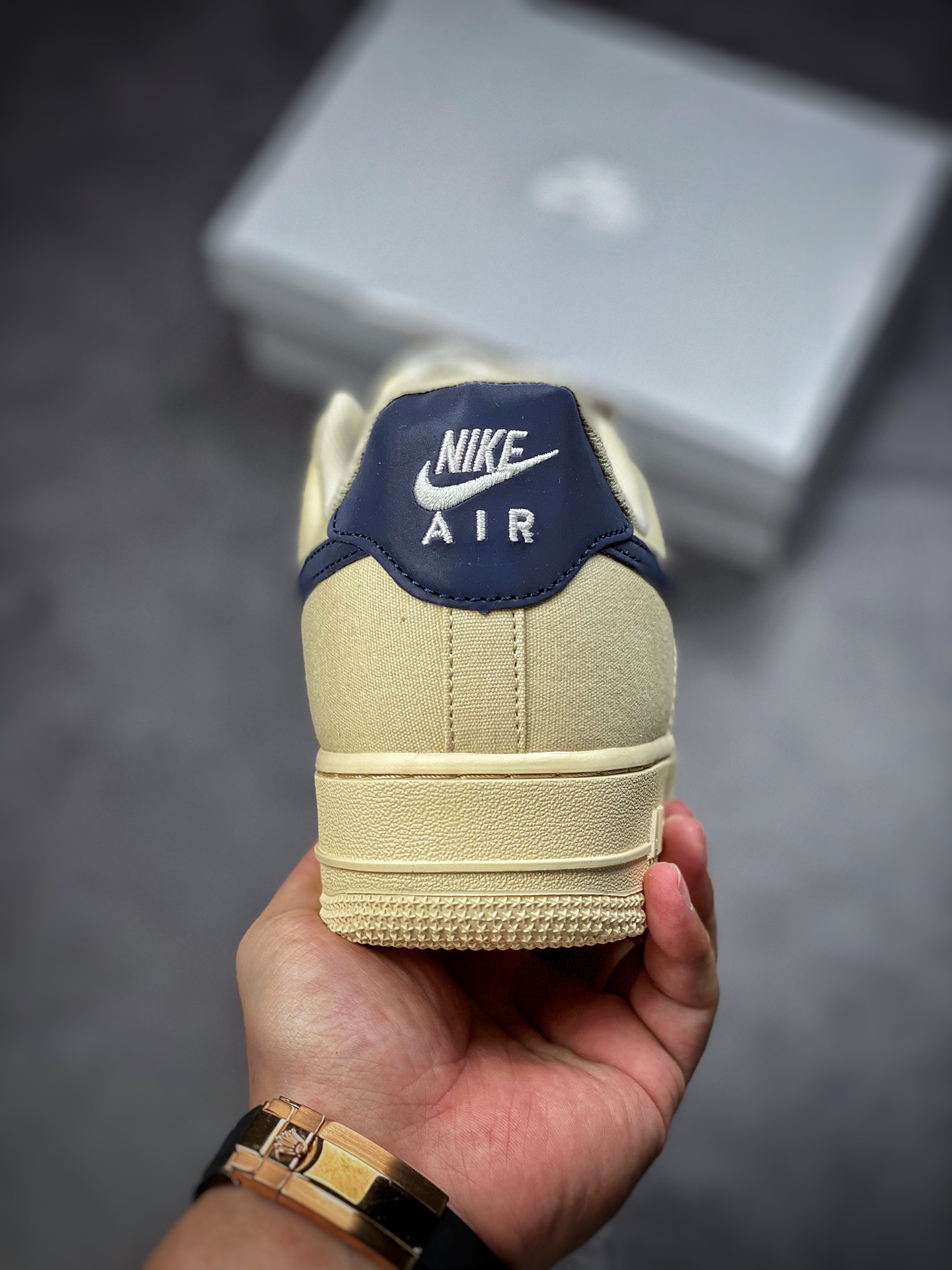 220  Nike Air Force 1 Low 07 3M帆布奶黄原楦头原纸板315122-109