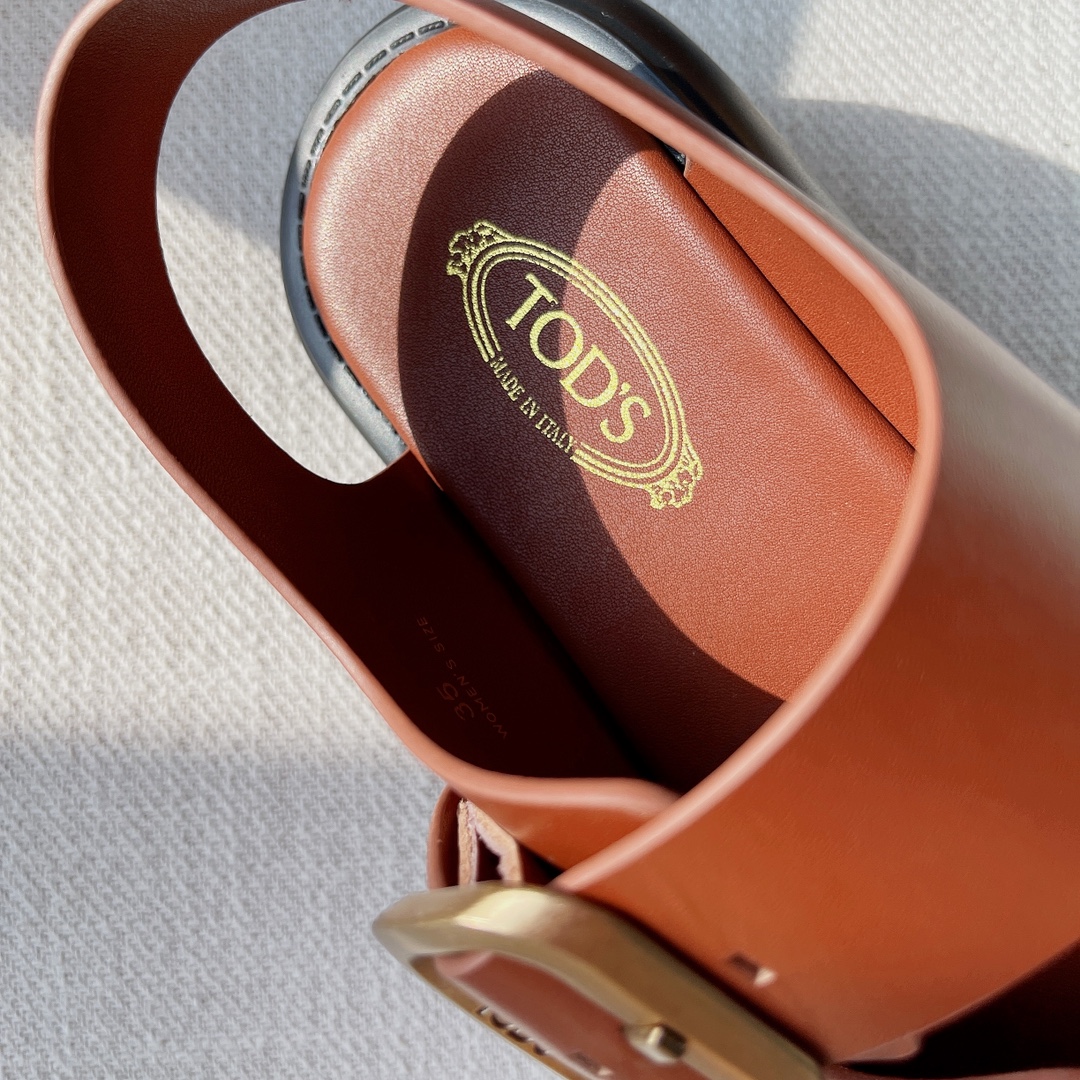 Luxurious Italian Summer Sandals by Todds: High-quality leather, stylish design, comfortable fit. - 图片 7