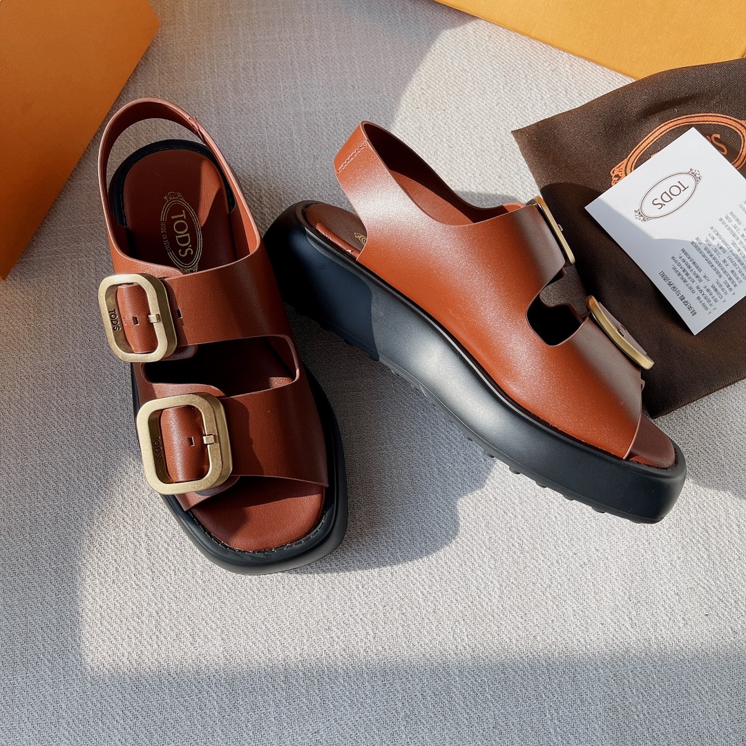 Luxurious Italian Summer Sandals by Todds: High-quality leather, stylish design, comfortable fit. - 图片 4