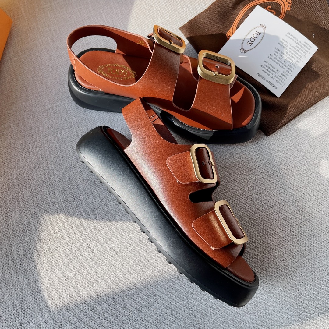 Luxurious Italian Summer Sandals by Todds: High-quality leather, stylish design, comfortable fit. - 图片 5