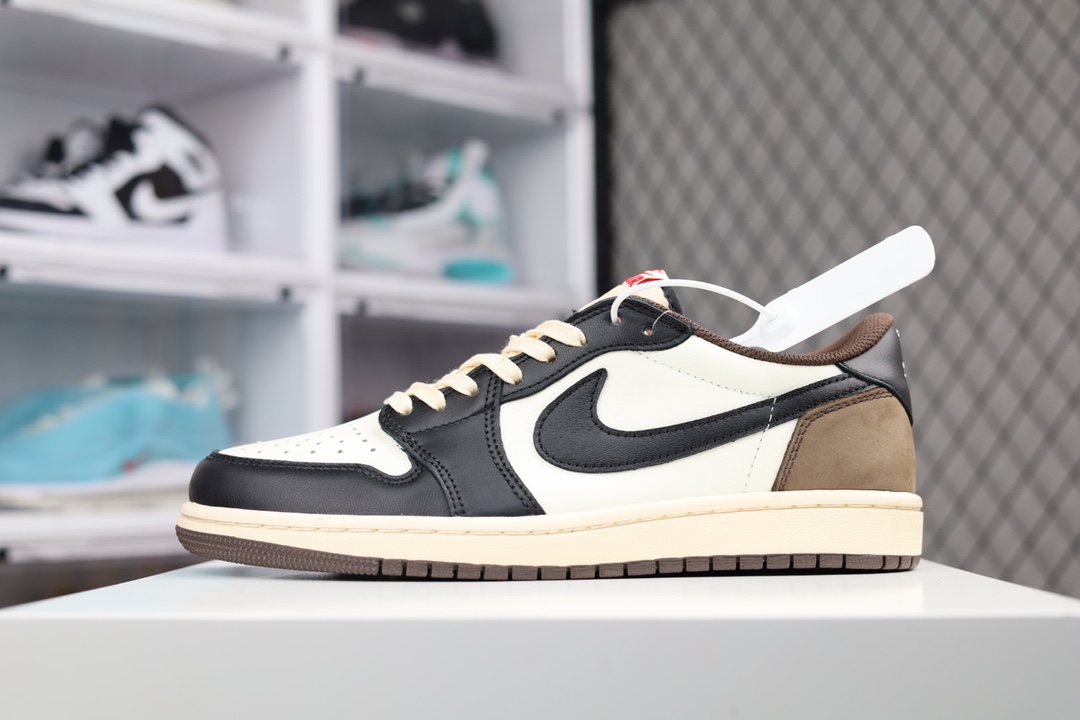 H0 Air Jordan AJ1 Low OG SP TS联名低帮 原盒原配 原厂拉帮工艺 针距密度一致 全新升级网板中底 原楦原纸板开发 后跟弧度收口自然不对折 极致一眼正品既视感 原厂皮料 进口玻璃冲刀皮料裁剪零毛边 承诺百分百一致原鞋 全鞋电脑针车工艺 鞋面清洁度最高QC检验标准 控制溢胶 飞翼3D高频深度立体 鞋盒、防尘纸 均采购来自原厂×885RC