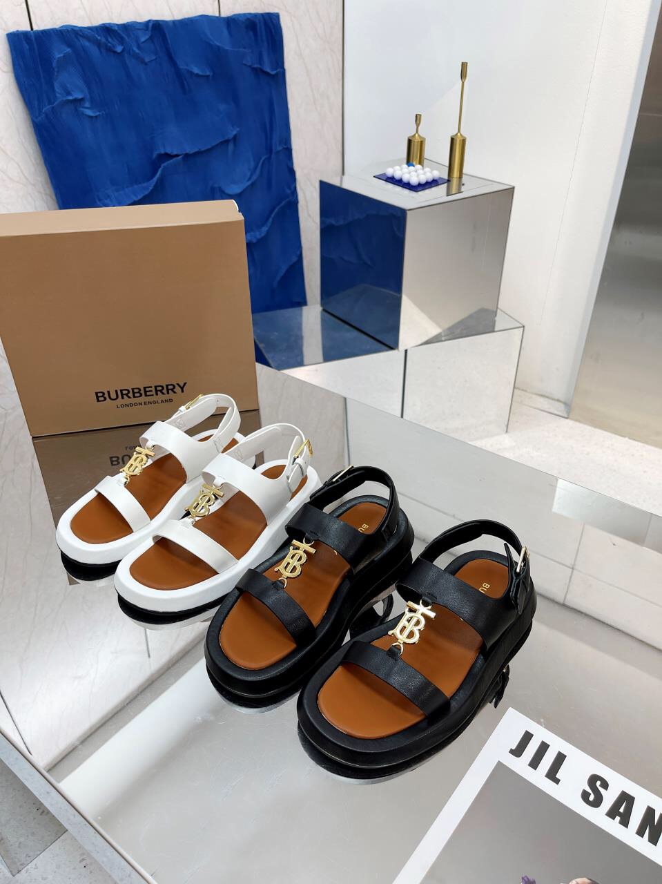 Burberry Burberry 2022 estallido de la línea bordada clásica zapatillas a cuadros envío, la compra d