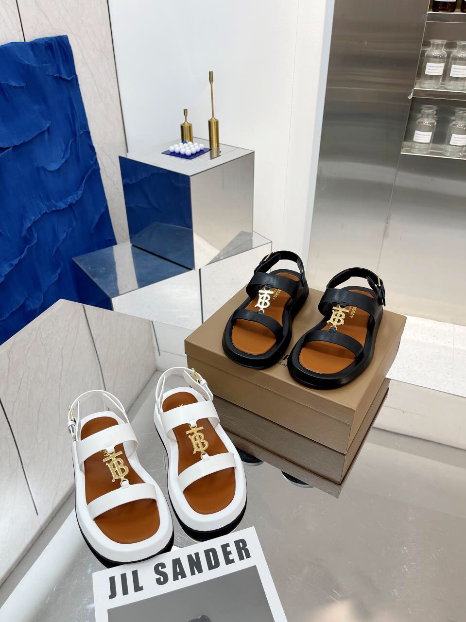Burberry Burberry 2022 estallido de la línea bordada clásica zapatillas a cuadros envío, la compra d