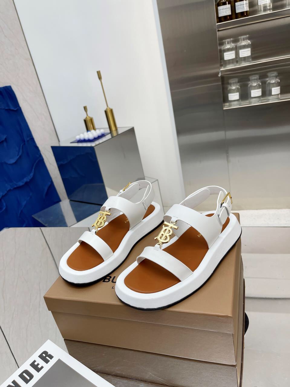 Burberry Burberry 2022 estallido de la línea bordada clásica zapatillas a cuadros envío, la compra d