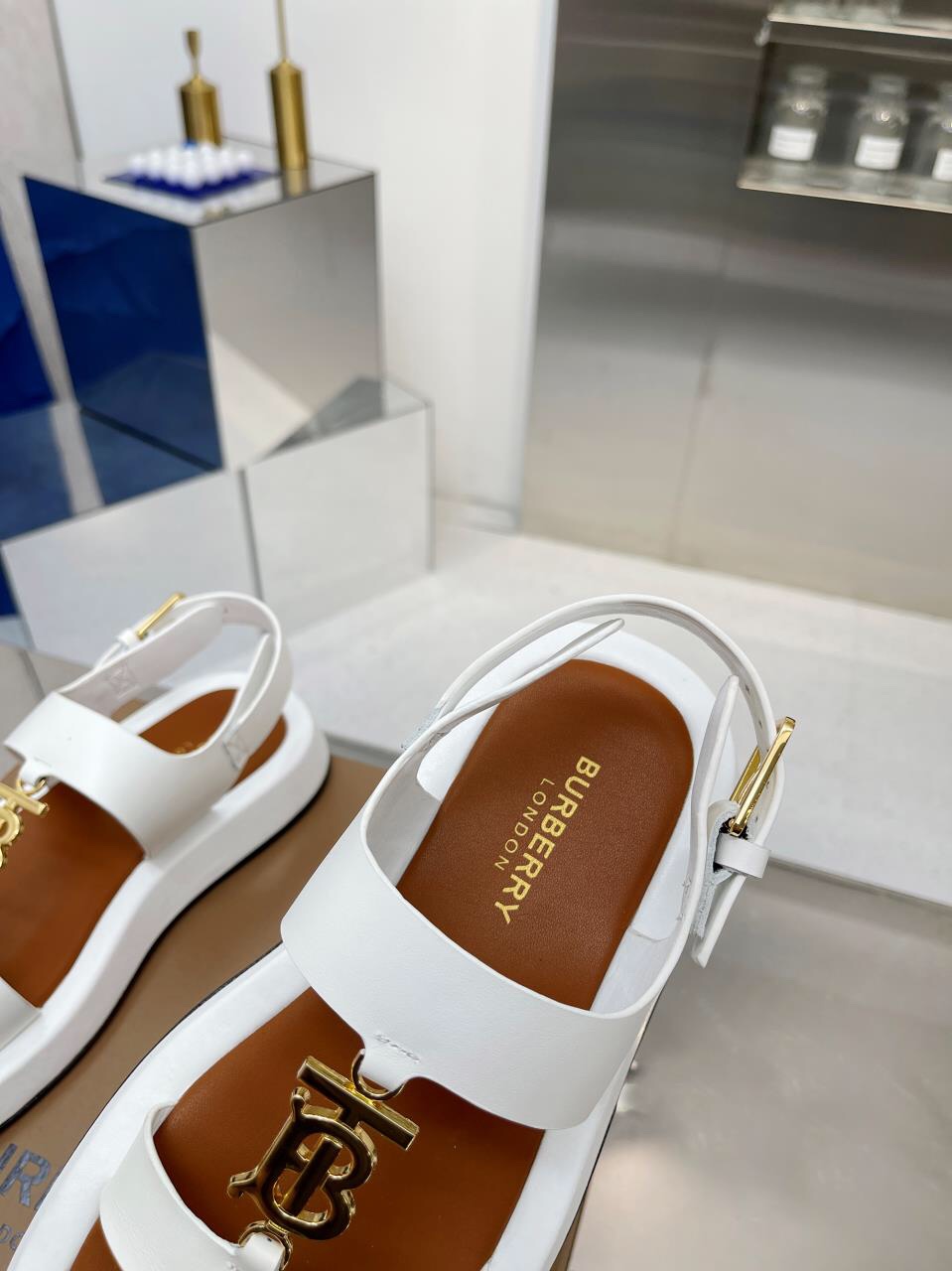 Burberry Burberry 2022 estallido de la línea bordada clásica zapatillas a cuadros envío, la compra d