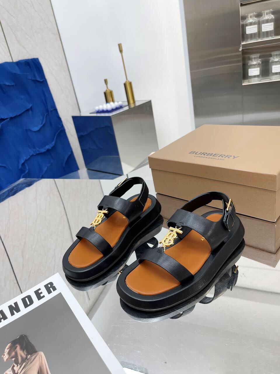 Burberry Burberry 2022 estallido de la línea bordada clásica zapatillas a cuadros envío, la compra d