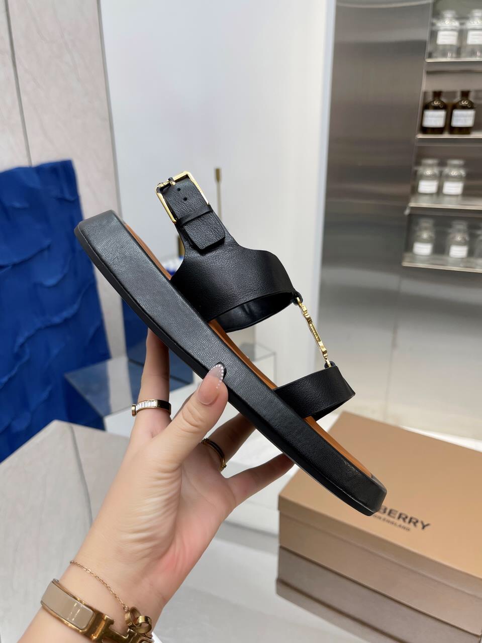 Burberry Burberry 2022 estallido de la línea bordada clásica zapatillas a cuadros envío, la compra d