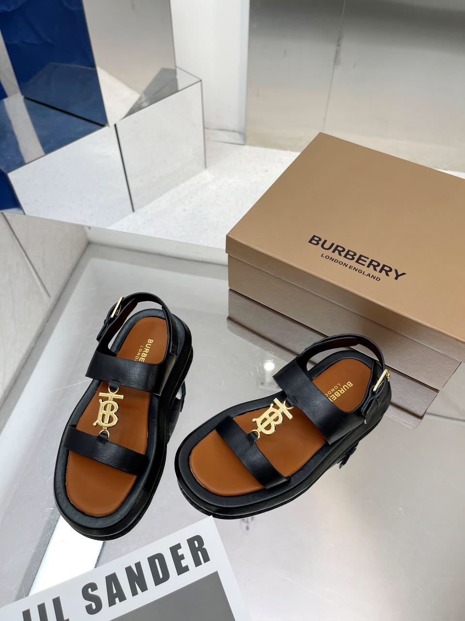 Burberry Burberry 2022 estallido de la línea bordada clásica zapatillas a cuadros envío, la compra d