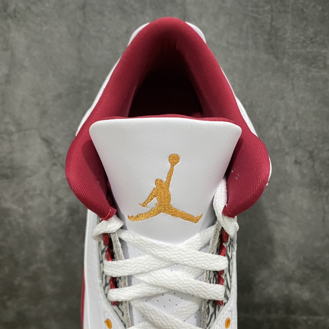 图片[8]-新DT纯原aj3 白红水泥 白酒红 Air Jordan 3 Retro \”Cardinal Red\” 复古篮球鞋 白酒红 红雀 尺码：405-475（含半码） 货号：CT8532-126-选品中心