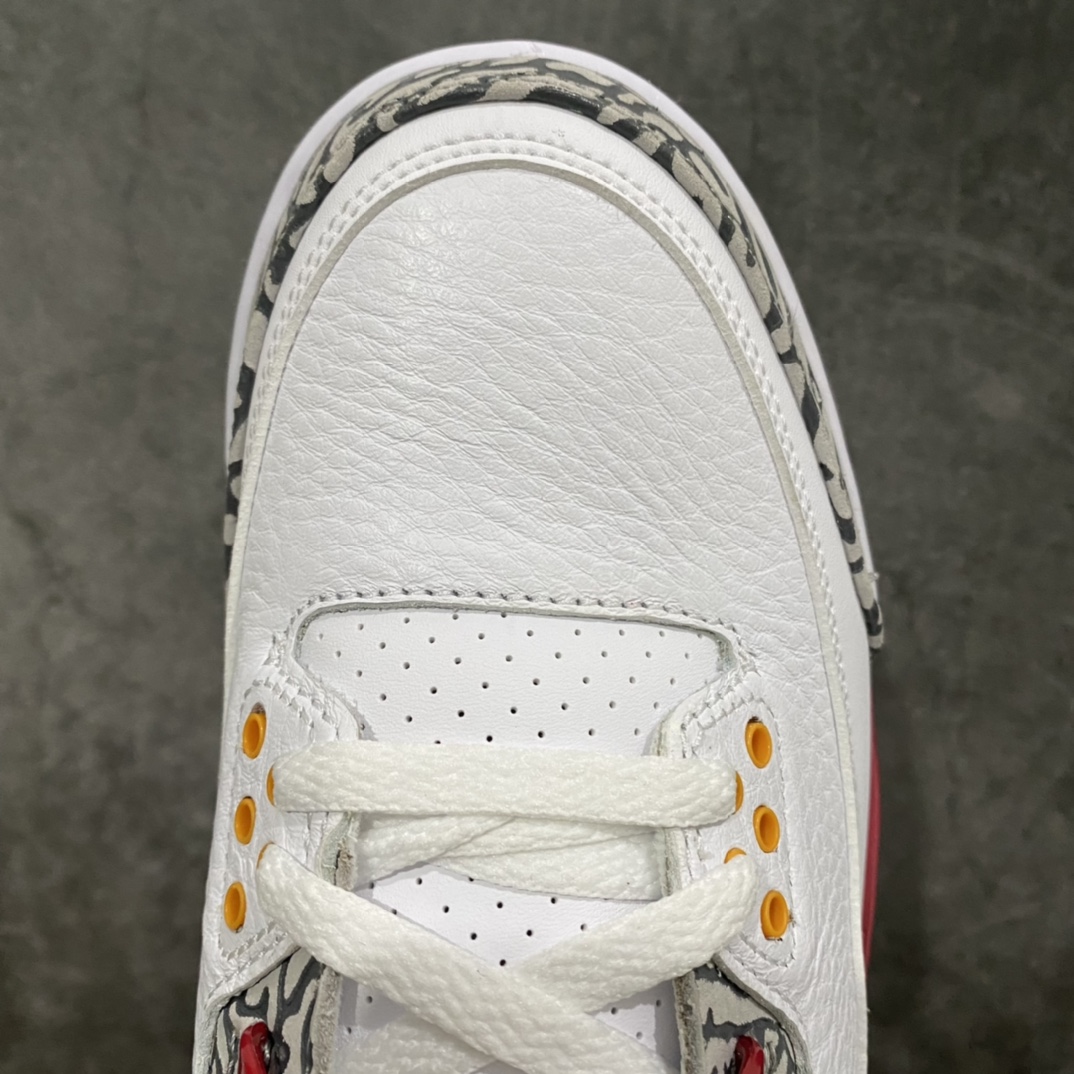 图片[5]-新DT纯原aj3 白红水泥 白酒红 Air Jordan 3 Retro \”Cardinal Red\” 复古篮球鞋 白酒红 红雀 尺码：405-475（含半码） 货号：CT8532-126-选品中心
