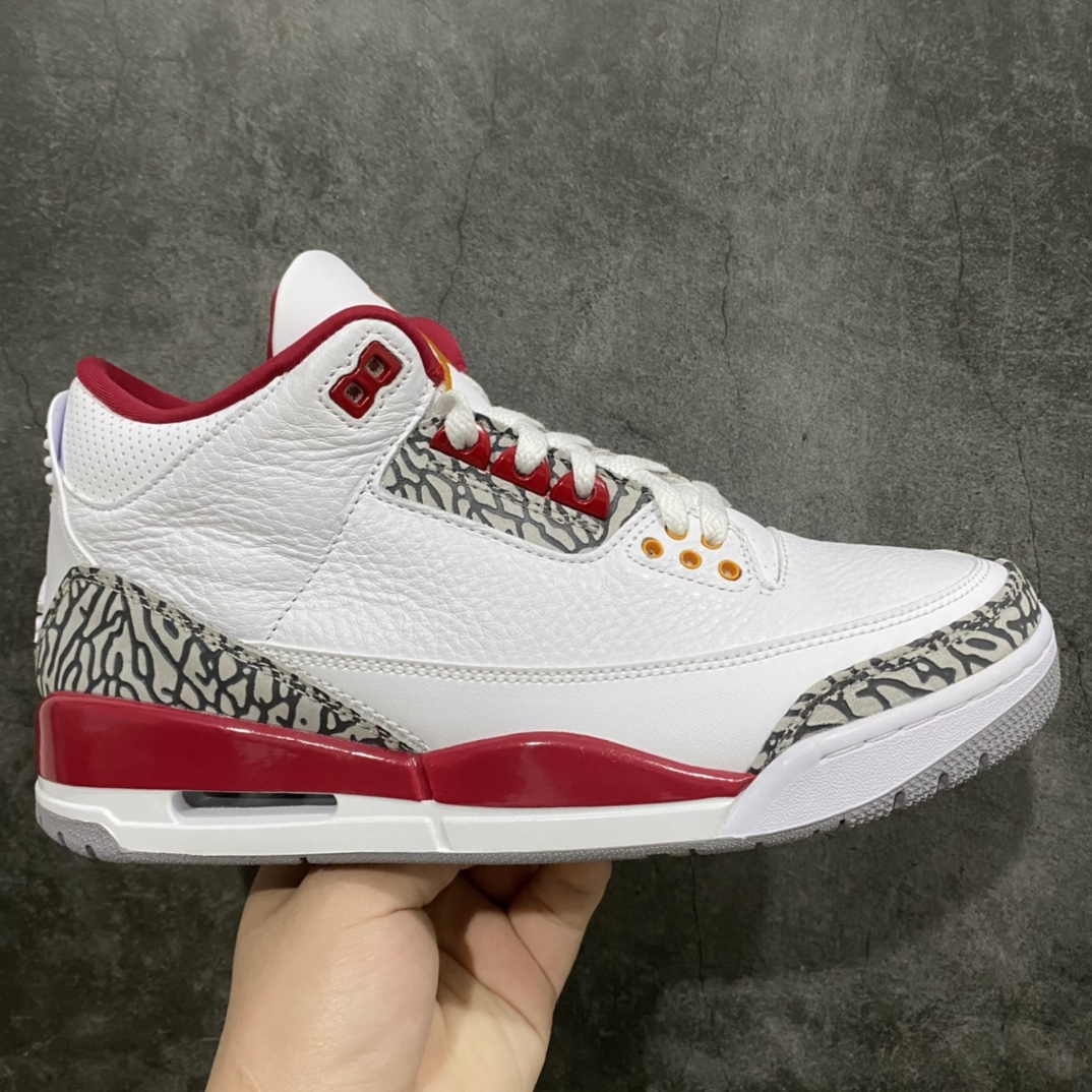 新DT纯原aj3 白红水泥 白酒红 Air Jordan 3 Retro \