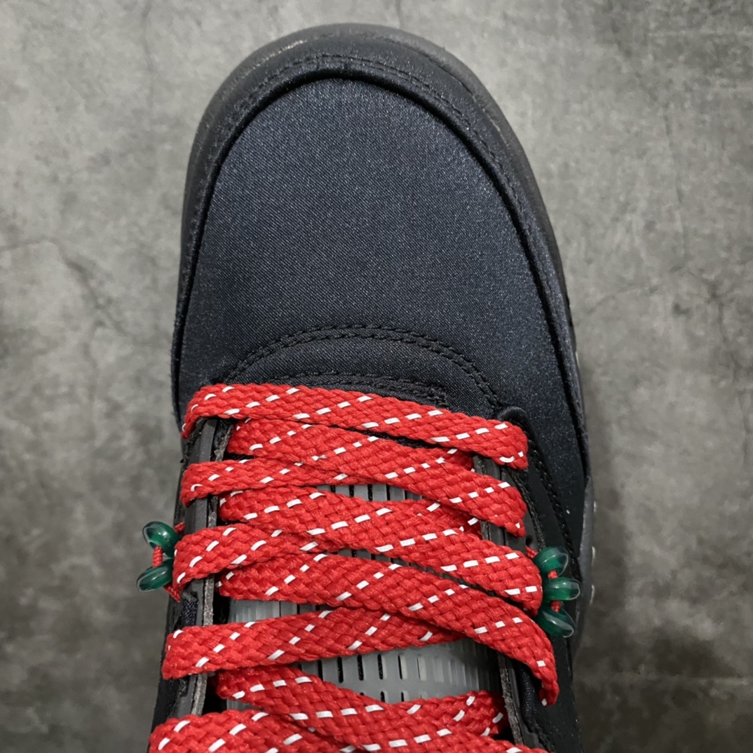 图片[5]-Air Jordan 5 Low 冠希联名 夜光丝绸 中国风 原楦原纸版开发数据楦型 采用原面原厂丝绸 鞋面材质 手感顺滑 质感十足 注胶效果及缜密拉帮背胶 Air开窗中底气垫装置 搭载原厂正确夜光大底 货号：DM4640-036 尺码：40 40.5 41 42 42.5 43 44 44.5 45 46 47.5-选品中心