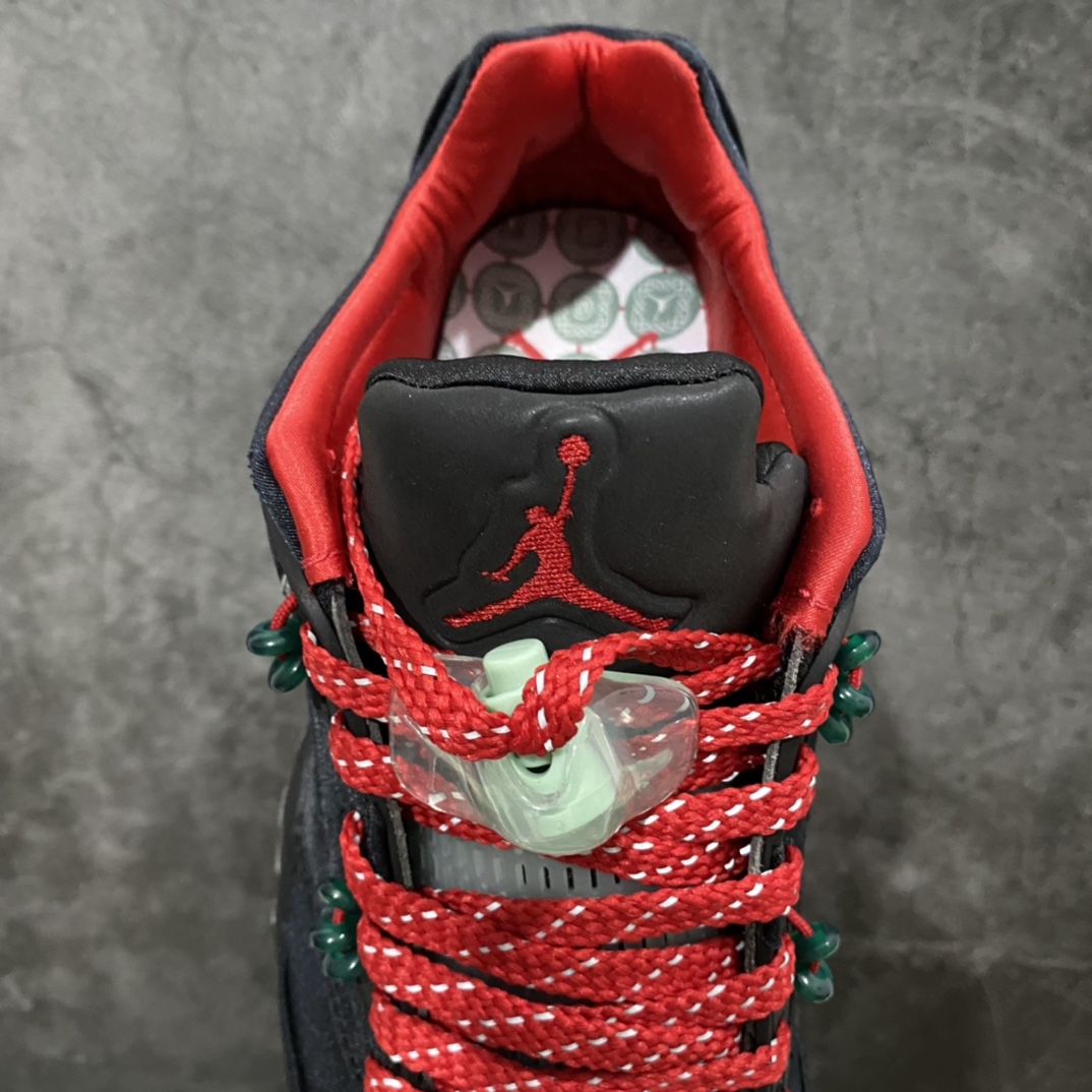 图片[7]-Air Jordan 5 Low 冠希联名 夜光丝绸 中国风 原楦原纸版开发数据楦型 采用原面原厂丝绸 鞋面材质 手感顺滑 质感十足 注胶效果及缜密拉帮背胶 Air开窗中底气垫装置 搭载原厂正确夜光大底 货号：DM4640-036 尺码：40 40.5 41 42 42.5 43 44 44.5 45 46 47.5-选品中心