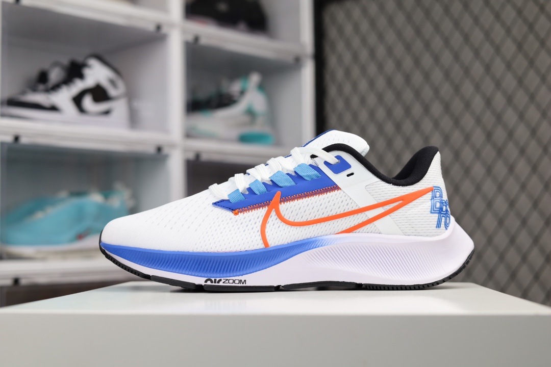 G0 NK Air Zoom Pegasus 38 针织透气 登月38代兼顾迅疾外观和稳固脚感，后跟覆面和中足动态支撑巧妙融合，缔造稳定顺畅的迈步体验×773XX