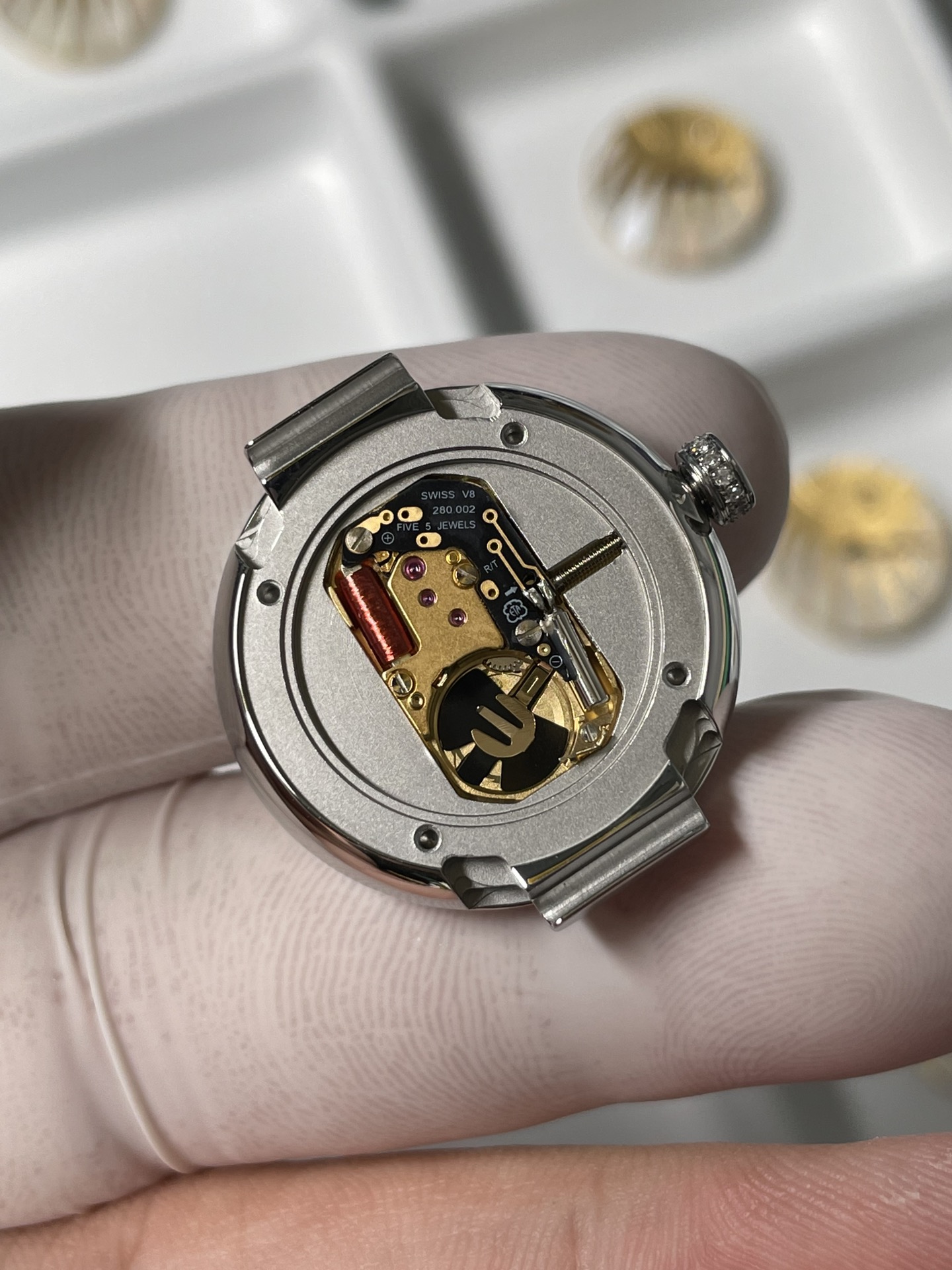 NO:390487,Dior LA D DE DIOR series original movement, original accessories!  ,dior,dior19860909迪奥LA D DE DIOR系列原装机芯,原厂配件！,,dior,dior,Watch