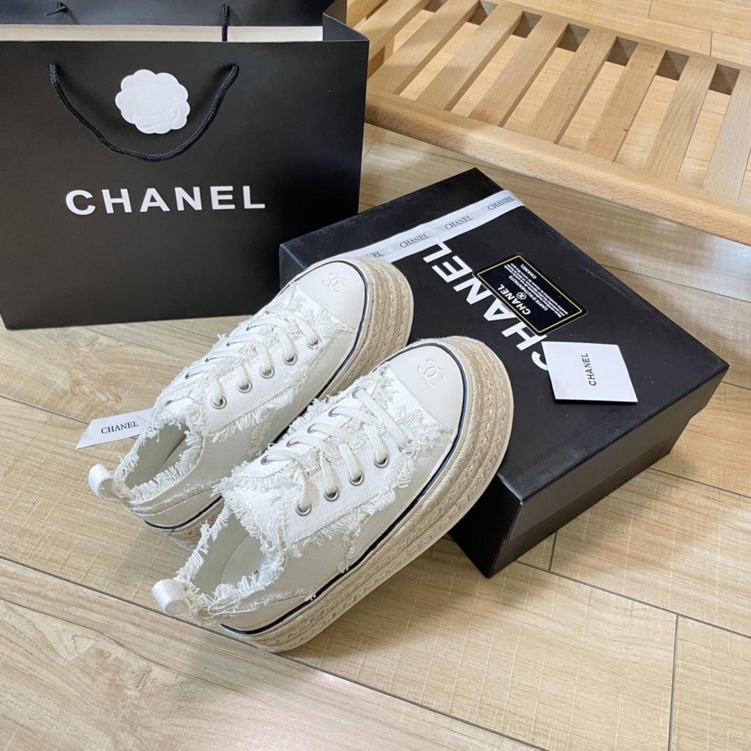 Chanel Canvas Shoes Canvas