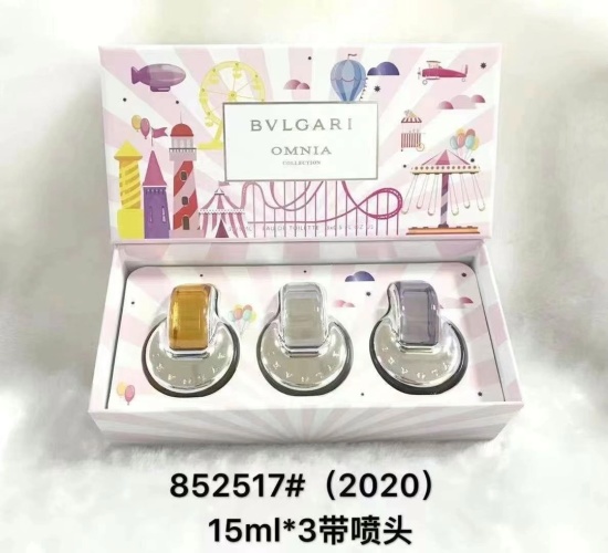 Bvlgari Omnia Collection Perfume Set - 3 x 15ml Travel Size Sprays for Women 1 Bvlgari Omnia Collection Perfume Set - 3 x 15ml Travel Size Sprays for Women