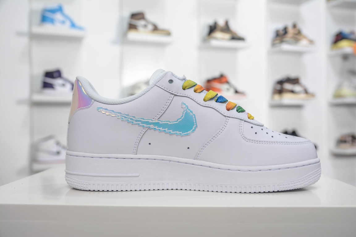 Nike Air Force 1 Low '07 colorful laser Air Force 1 low-top casual sneakers CV1699-100