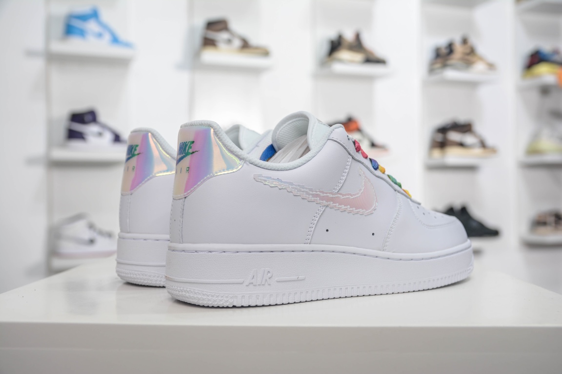 Nike Air Force 1 Low '07 colorful laser Air Force 1 low-top casual sneakers CV1699-100