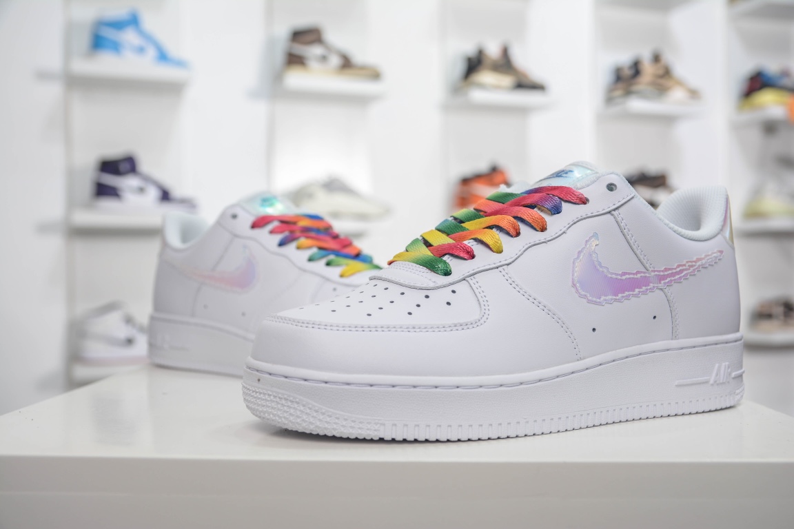 Nike Air Force 1 Low '07 colorful laser Air Force 1 low-top casual sneakers CV1699-100