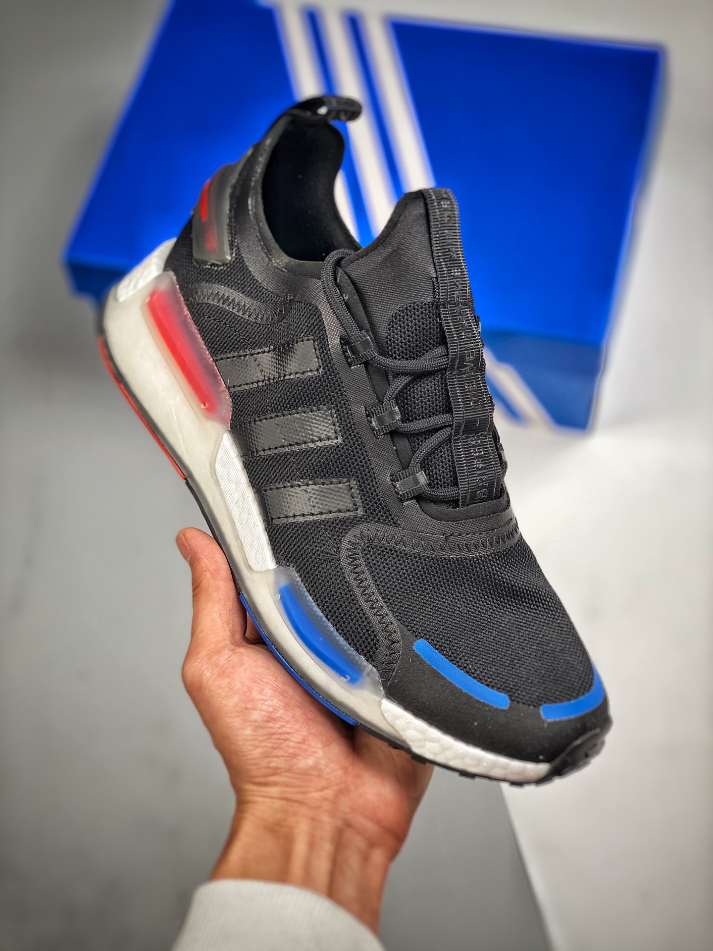 -4 Adidas Originals serie clásica AdidasOriginals alcanzó la cima, zapatillas adidas NMD V3, ambiente fuerte que coinci…