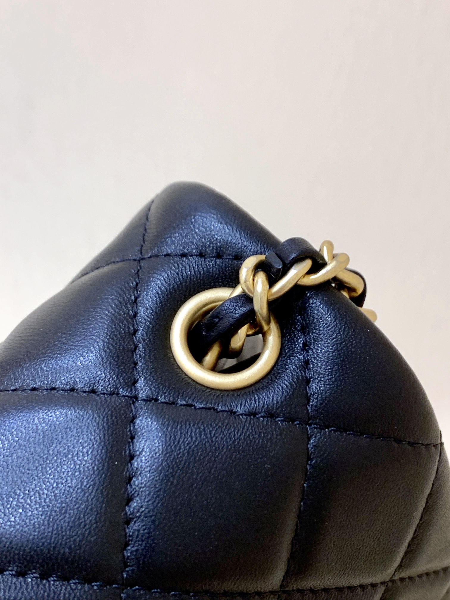 Chanel Flap Bag CF Mini羊皮方胖子金球包 AS1786黑色