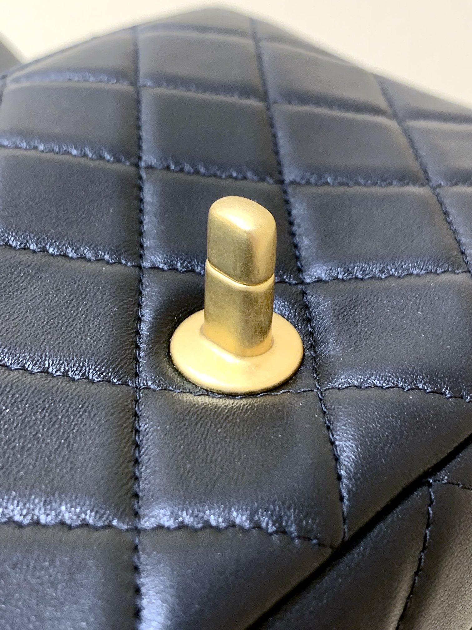 Chanel Flap Bag CF Mini羊皮方胖子金球包 AS1786黑色