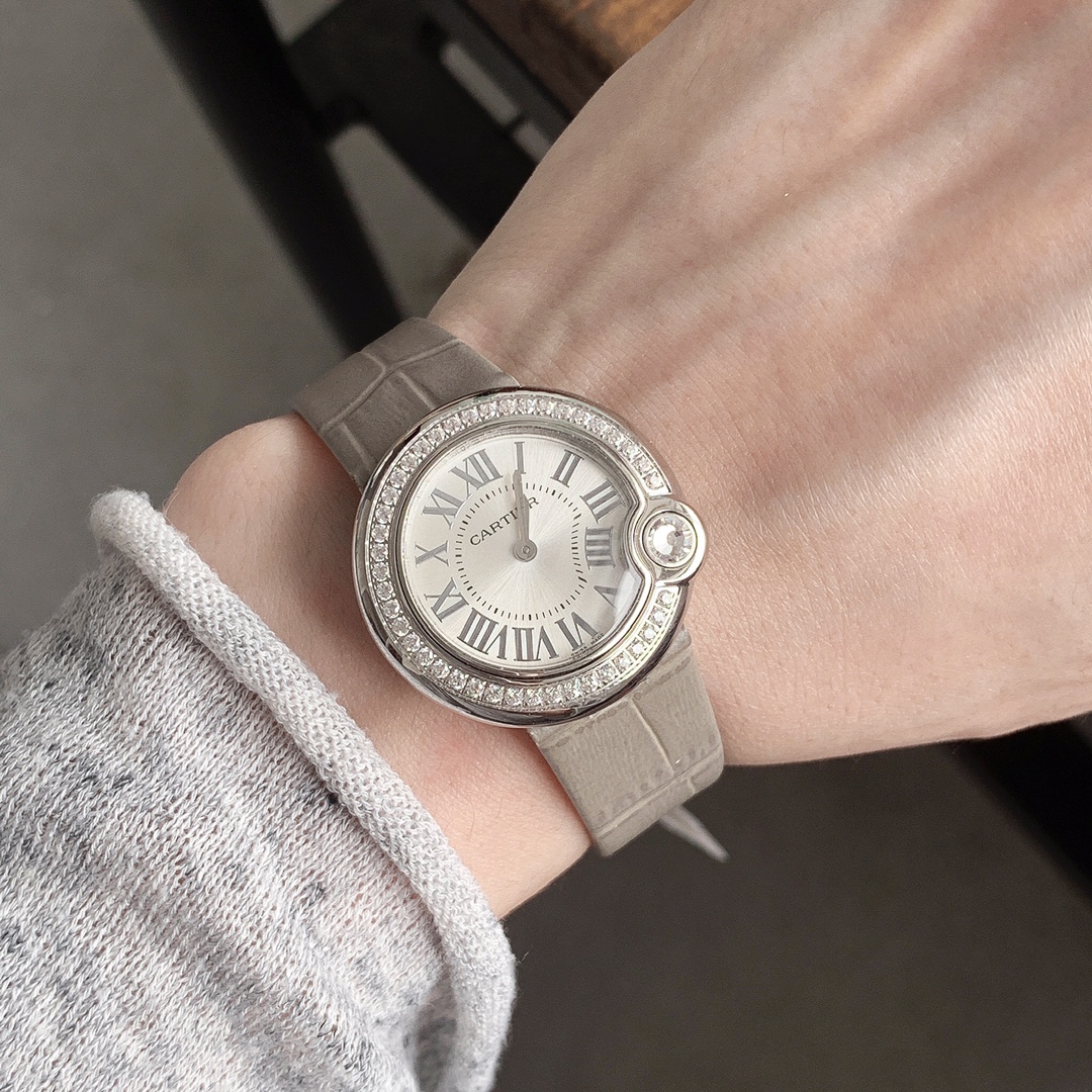 Cartier 白气球系列 腕表女,手表,cartier 9