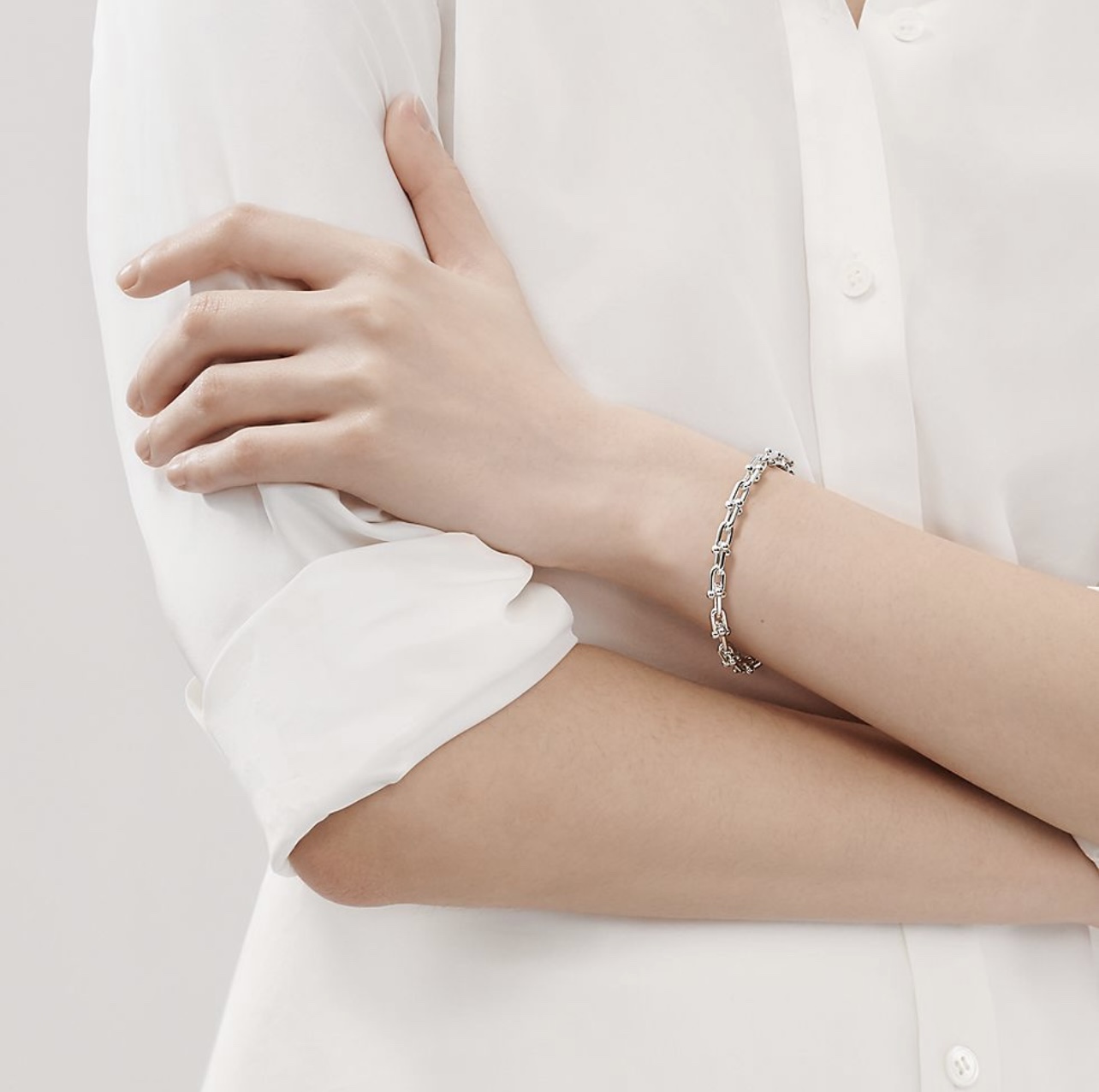 Tiffany & Co. Tiffany&Co.u形竹节手链