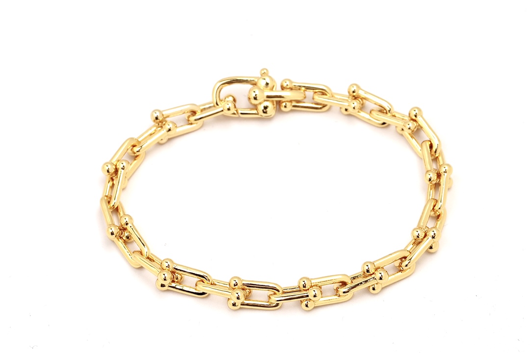 Tiffany & Co. Tiffany&Co.u形竹节手链
