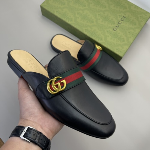 Gucci Clásicos Zuecos de Cuero con Doble G para Hombre, Estilo y Comodidad 1 Gucci Clásicos Zuecos de Cuero con Doble G para Hombre, Estilo y Comodidad