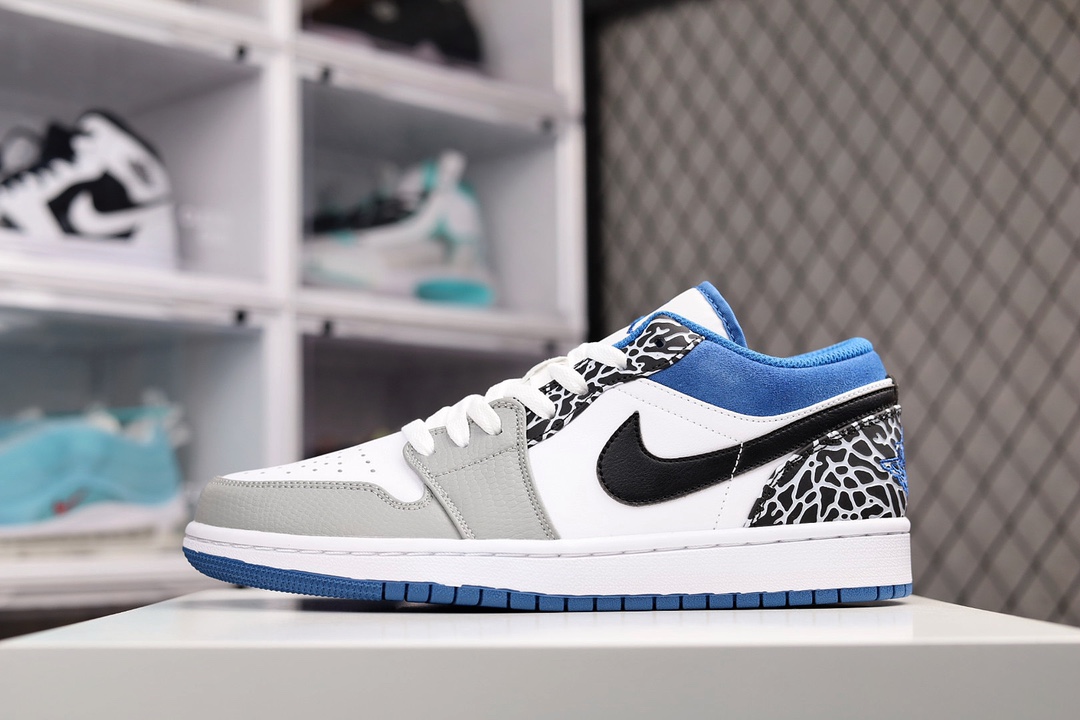 H0 耐克Nike Wmns Air Jordan 1 Low 白黑粉 AJ1乔丹一代低帮经典复古文化休闲运动篮球鞋。采用软质牛培皮革鞋面材质中底注胶孔内置真Sole气垫数据开发模具大底,3D扫描校准咬花纹路,原比值一致厚实压手感×996BF